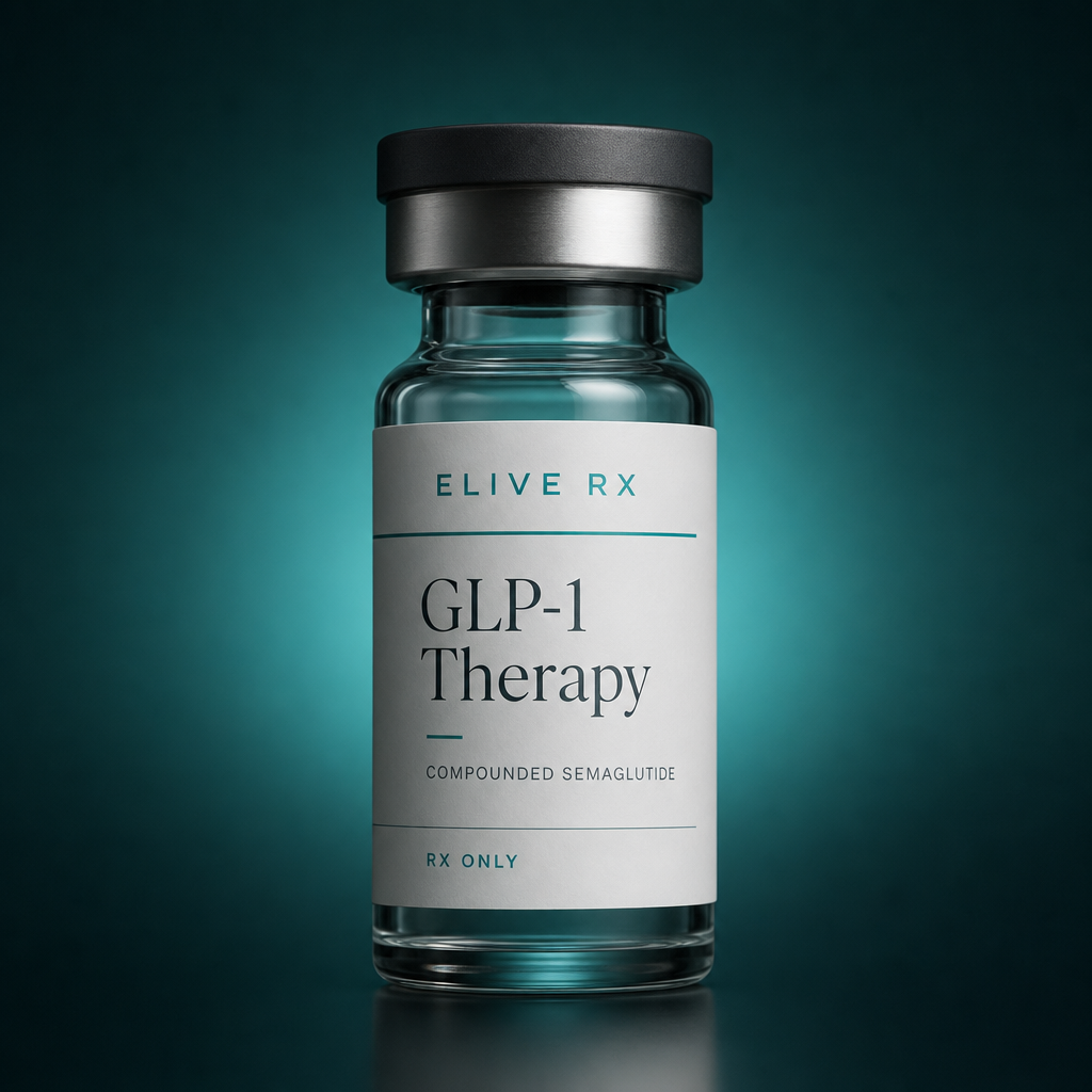 ELIVE RX GLP-1 Therapy vial